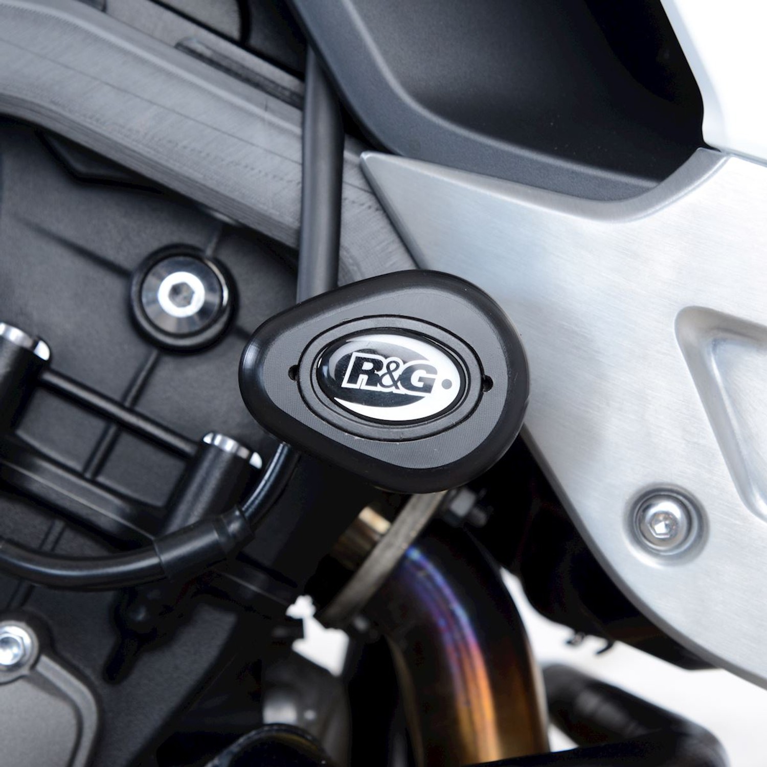R&G Racing Aero Crash Protectors (attaches to two engine mounts) for Triumph Tiger 900 (GT/Rally) '20-'22 R&G Racing Aero Crash Protectors (attaches to two engine mounts) for Triumph Tiger 900 (GT/Rally) '20-'22